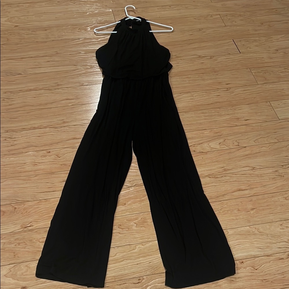Chic Black Halter Jumpsuit
